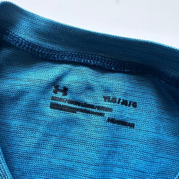 Under Armour Teal and Orange Athletic Short Sleeve Tee - Picture 5 of 5